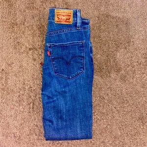 High waist skinny jeans